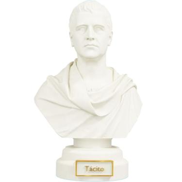 Imagem de Estátua Busto Tácito - Senador Romano (Mármore Dourado)