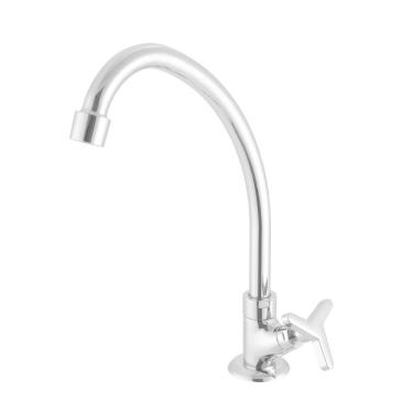 Imagem de Torneira Cozinha Bancada Bica Alta 1/4V Cromada Meber