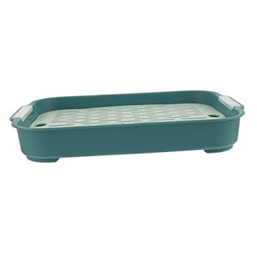 Imagem de Garneck Caixa de areia de porquinho-da-índia Coelho treinador de coelho gaiola caixa de areia feita de material de alta qualidade