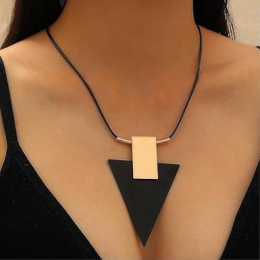 Imagem de Conjunto de colar de verão para mulheres, joias modernas, colares versáteis para praia, presentes de Natal, presentes de amizade, presentes para mulheres, dia dos namorados, Medium, Latão, Sem Pedra