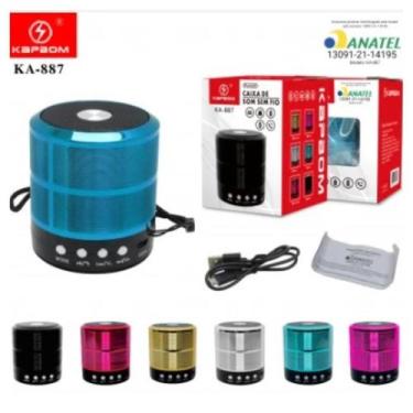 Imagem de Som Bluetooth Sem Fio Usb Mp3 Radio Kapbom 887 Potente