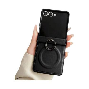 Imagem de Capa De Telefone Em Couro PU Para Samsung Z Flip 7 FE 6 5 4 3 Com Supo