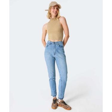 Imagem de Calça Jeans Skinny Feminina Barra Desfiada-13023 - Vide Bula, Jeans az