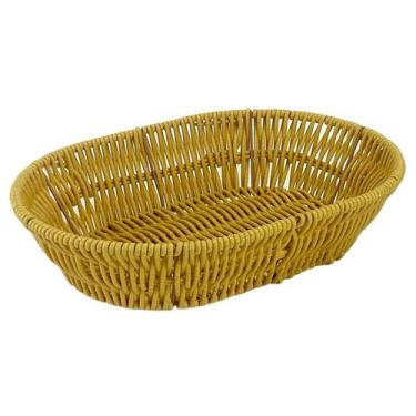 Imagem de Bandeja Trama Tipo Vime Artificial Retangular Arredondada - Livon