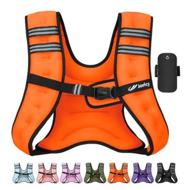 Imagem de Colete pesado para mulheres e homens, colete de peso de 6,8 kg com faixa refletiva, coletes de corrida para treino, caminhada, treinamento de força, perda de peso, fitness, musculação, musculação