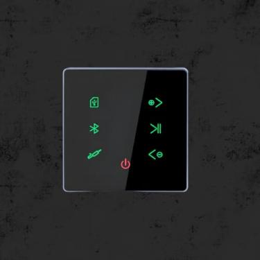 Imagem de Amplificador de Parede Bluetooth com Controle Remoto, 4 Canais, Bivolt 110-220V