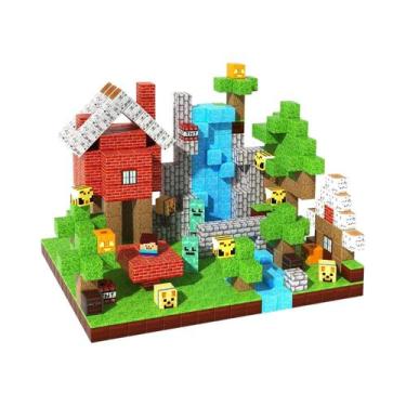 Imagem de Conjunto De Blocos Magnéticos Para Crianças 3+ Brinquedos De Cubos De 