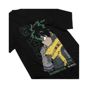 Imagem de Camiseta Oversized Feminina Deku Izuku Midoriya Hero Anime Graphic Fas