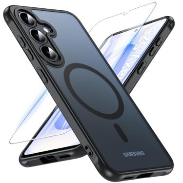 Imagem de OWKEY Capa para Samsung Galaxy S25 (preto)