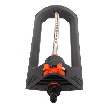 Imagem de FTVOGUE Aspersor Oscilante Com 4 Modos de Pulverização de água, Bico de 19 Furos, Base de Plástico e Tubo de Liga de Alumínio, para Irrigação de Jardins Gramados, Resfriamento de Campo