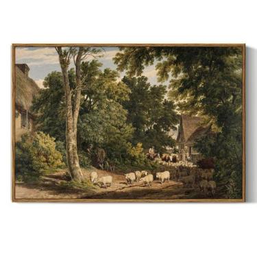 Imagem de Arte de Pared InSimSea Vintage Clásico Campo 41x61 cm