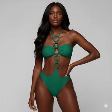 Imagem de Maiô Engana Mamãe com Bojo e Detalhes em Concha e Búzios  Moda Praia F