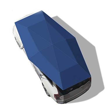 Imagem de Guarda-chuva de carro automático 4,8 m quente verão anti-UV controle veículo com carregador removível, multifunções portátil proteção automática carro tenda para-sol