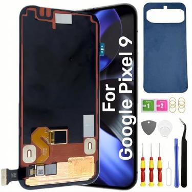 Imagem de Original AMOLED para Google Pixel 9 Tela LCD de substituição para montagem de tela digitalizador de toque Google Pixel 9 G2YBB GUR25 G1B60 Kit de ferramentas de peças de reparo
