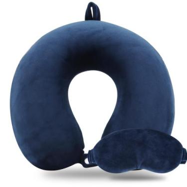 Imagem de Conjunto de almofadas de viagem Sexysamba Pure Memory Foam com máscara