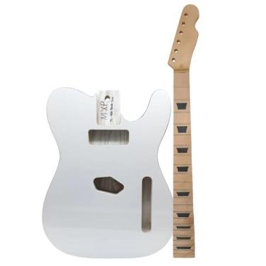 Imagem de Kit MXP braço MAPLE e corpo guitarra TL ASH Branca