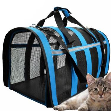 Imagem de Bolsa Transporte Pet Gato Cachorro Animais Estimaçao Passeio Viagem Ca