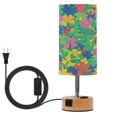 Imagem de Wassud Abajur de mesa de cabeceira Lush Grass Touch com 3 temperaturas de cor, luminária de mesa moderna com forro de sombra que cuida dos olhos para sala de estar, quarto, escritório, berçário