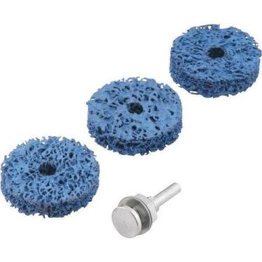 Imagem de Jogo Esponja Abrasiva 50mm Haste 1/4 Pesado Para Furadeira - Vonder