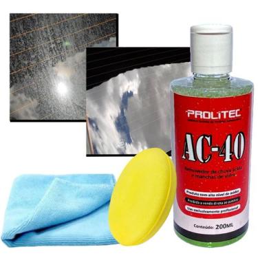 Imagem de Kit removedor de chuva acida Ac40 200ml + Pano + aplicador - Prolitec