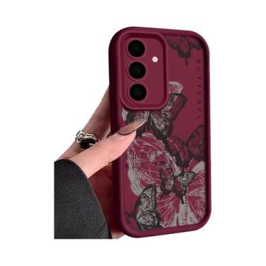 Imagem de Capa De Telefone TPU Butterfly Ink Para Samsung Galaxy S25 S24 S23 S22