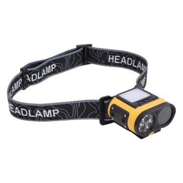 Imagem de Dpofirs Câmera Montada na Cabeça 2K, Lente Ajustável de 180 Graus Com 4 Modos de Luz LED e Detecção de Movimento, para Noite e Vlogging, Bateria Integrada de 1200mAh e Cartão de Memória