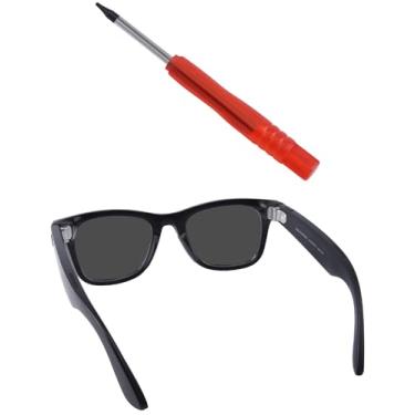Imagem de BLAZERBUCK Chaves de fenda para óculos inteligentes Ray-Ban Meta Wayfarer RW4006 50 mm, monte e proteja seus óculos de sol com precisão - Vermelho