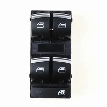 Imagem de 1 peça painel de energia elétrica janela botão mestre interruptor de controle OEM 4F0959855B (Cor: Interruptor)