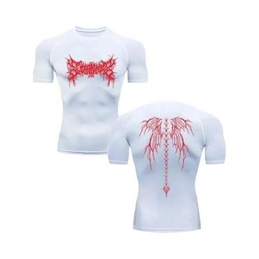 Imagem de Camisa De Compressão Masculina De Secagem Rápida Y2K Para Fitness, Aca