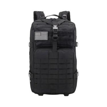 Imagem de Mochila Tática Impermeável De 50L Grande Capacidade Para Viagens Mascu