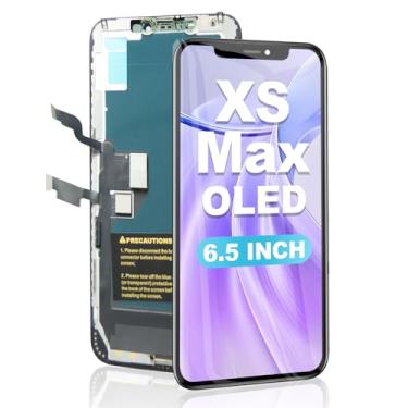 Imagem de EFAITHFIX Tela de substituição para iPhone XS MAX OLED [NÃO LCD] Tela FHD de 6,5 polegadas Digitalizador 3D Touch Screen Frame Assembly para (Modelo A1921, A2101, A2102, A2103, A2104) com adesivo à