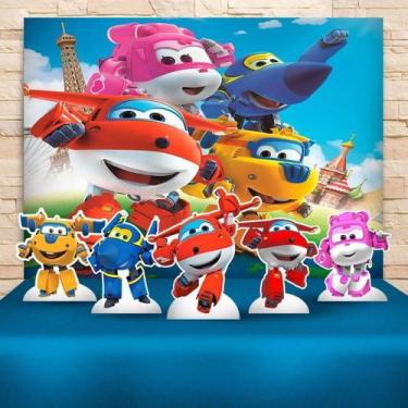 Imagem de KIT Festa Prata Super Wings  - IMPAKTO VISUAL