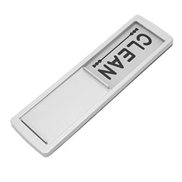 Imagem de Ímã para máquina de lavar louça, sinal sujo limpo, fácil de ler, slide, portátil, prático, ferramenta de cozinha para máquina de lavar louça, secadora, plástico, 7 x 2 polegadas (B)