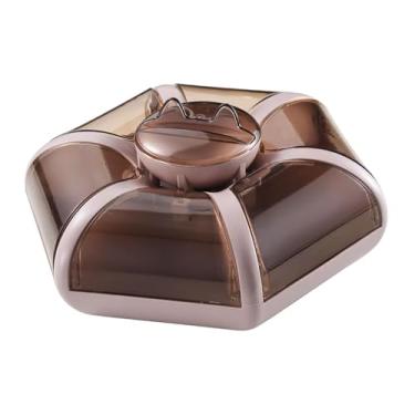 Imagem de WeiLaiKeQi Bandeja dividida para servir, travessa dividida, prato para alimentos, travessa para doces e nozes, ideal para petiscos, nozes, pipoca e outras