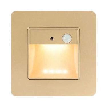 Imagem de Luz LED De Escada Com Sensor De Movimento PIR, Lâmpada Recessada Para 