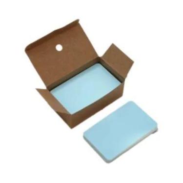 Imagem de Cartões De Visita De Papel Kraft Colorido 100pcs Etiquetas De Mensagem