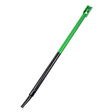 Imagem de Iweshal Barra de guincho, 1 pacote combinação de barras de guincho com cabeça quadrada para guinchos e caminhões de reboque, combinação pintada de construção de aço carbono e barra de guincho antiderrapante (preto e verde)