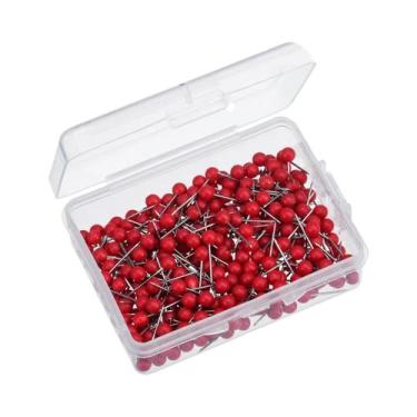 Imagem de 300 Pçs De Alfinetes De Cores Sortidas Para Casa, Escritório, Escola, 