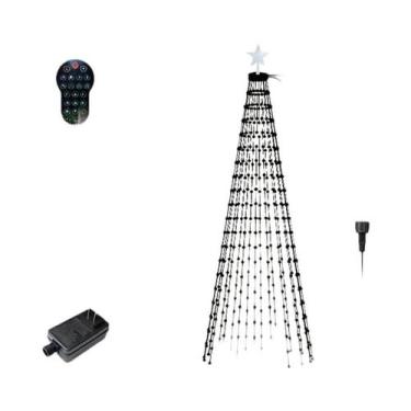 Imagem de Luzes De Natal Com Controle Remoto Bluetooth, Guirlanda USB Para Decor