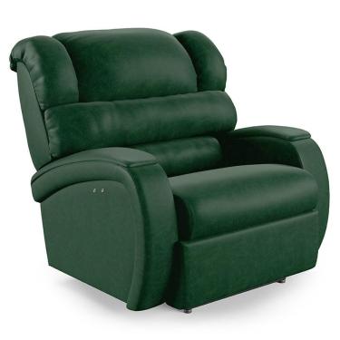 Imagem de Poltrona Do Papai Reclinável Napoli Power Touch Massagem Pu Verde Musgo Fh1