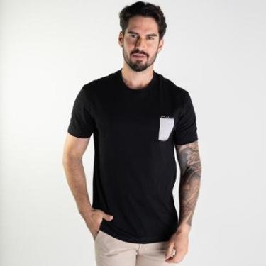 Imagem de Camiseta Calvin Klein Relevo Preta-Masculino