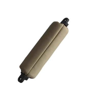 Imagem de Compatível com Touareg 2003-2010 7L68671617B4 7L686716169JCar Porta interna do motorista Esquerda Direita Motorista Puxador de couro Maçaneta interna de substituição(Beige)