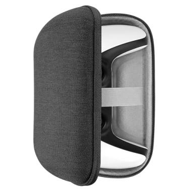 Imagem de GEEKRIA Estojo De Viagem Para Controle Compatível Com Sem Fio Sony Playstation 5 Dual Sense, Bolsa Transporte Rígida, Bolso Interno Malha Proteção Do Cabo Carregamento (Cinza)