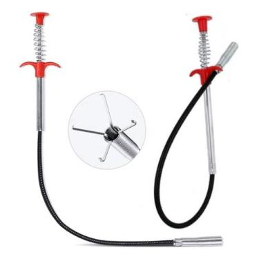 Imagem de Haste Flexivel Desentupidora 90cm com Garra para Limpeza - BESTFER