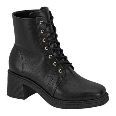 Imagem de Bota Feminina Coturno Bico Quadrado Napa Preto Beira Rio 9082.101-Feminino