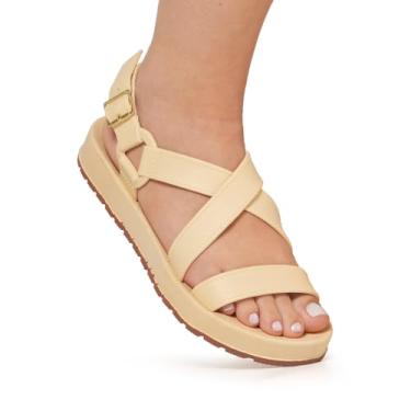 Imagem de Sandalia Papete Injetada Feminina Anatomica (Creme, BR, Adulto, Faixa Numérico, M, 39, 40)