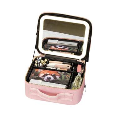 Imagem de Estojo De Maquiagem Branco Impermeável Com 3 Cores, Organizador De Via