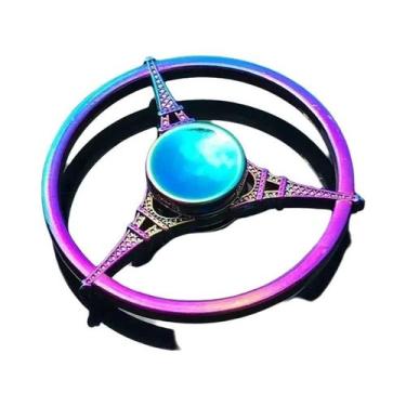 Imagem de Fidget Spinner Metálico De Alta Velocidade Colorido Com Design De Dedo