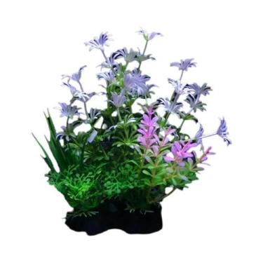 Imagem de Decoração Para Aquário: Plantas Artificiais De 14cm, 12 Tipos De Grama