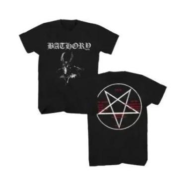 Imagem de Camiseta Unissex Preta Metal Venom De Algodão Casual Hip Hop Streetwea